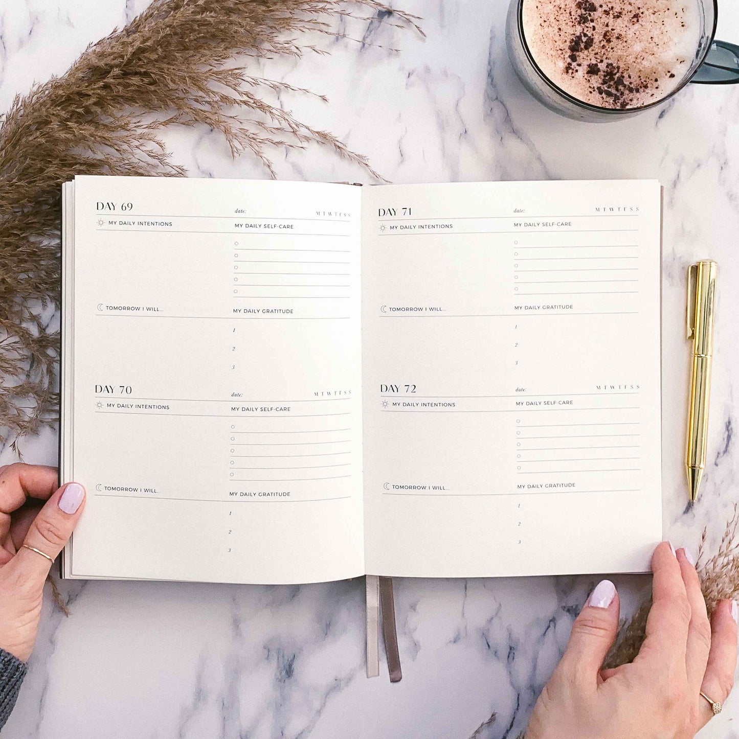 My Daily Self Care [gratitude & reflection journal] - Almond