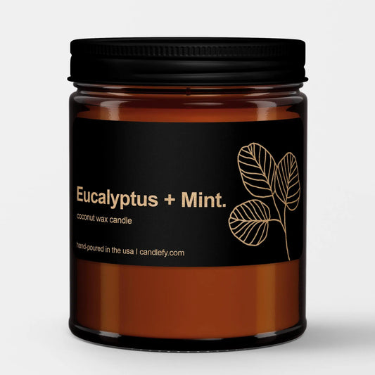 Botanical Spa Candle: Eucalyptus + Mint