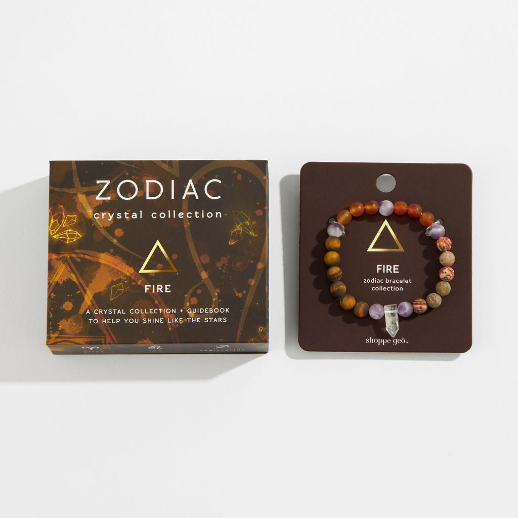 Zodiac Crystal Bracelet Collection - Fire [Aries, Leo, Sagittarius]
