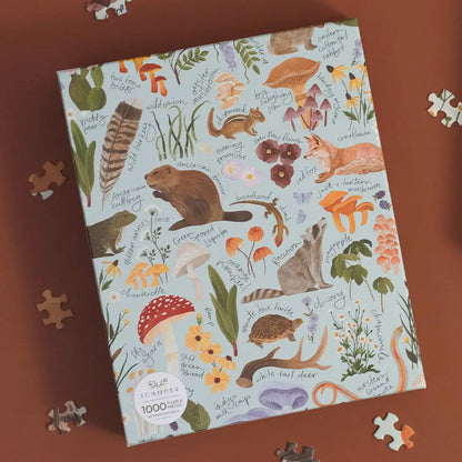 1000 Piece Puzzle - Flora + Fauna