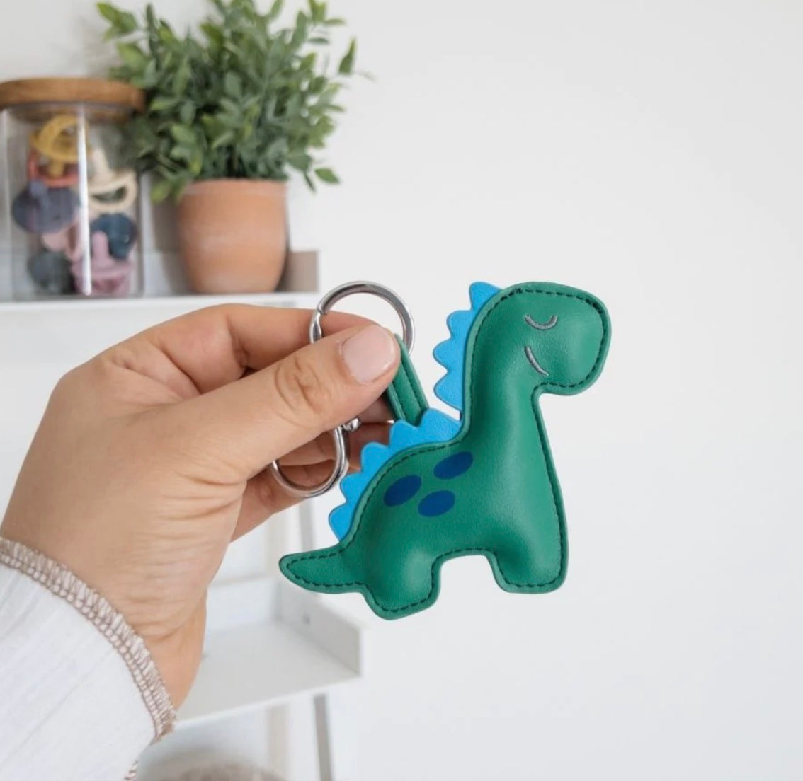 Itzy Friends Charm Keychain - Green Dino