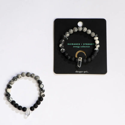 Guidance + Strength Crystal Bracelet