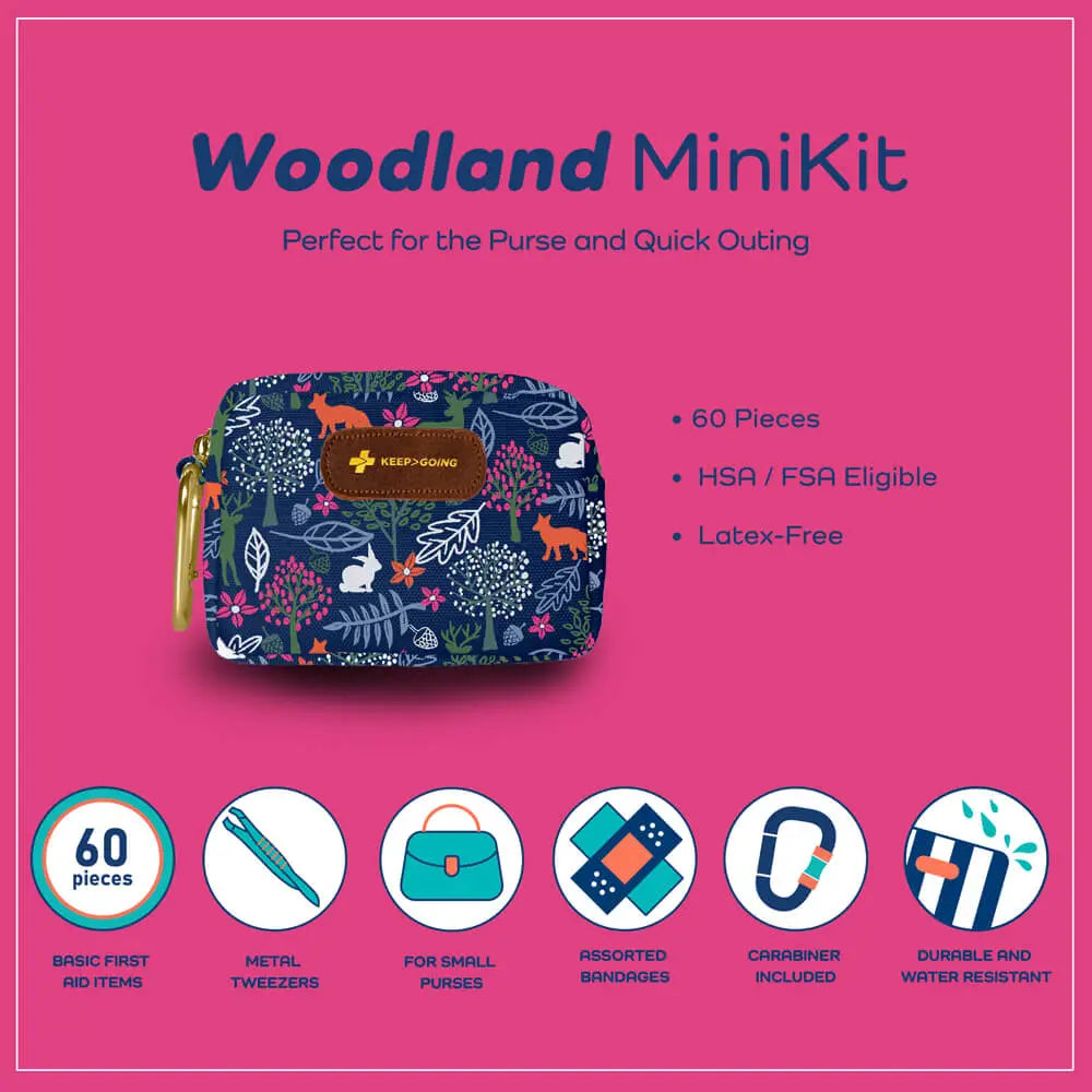 First Aid Mini Kit (60 pcs) - Woodland