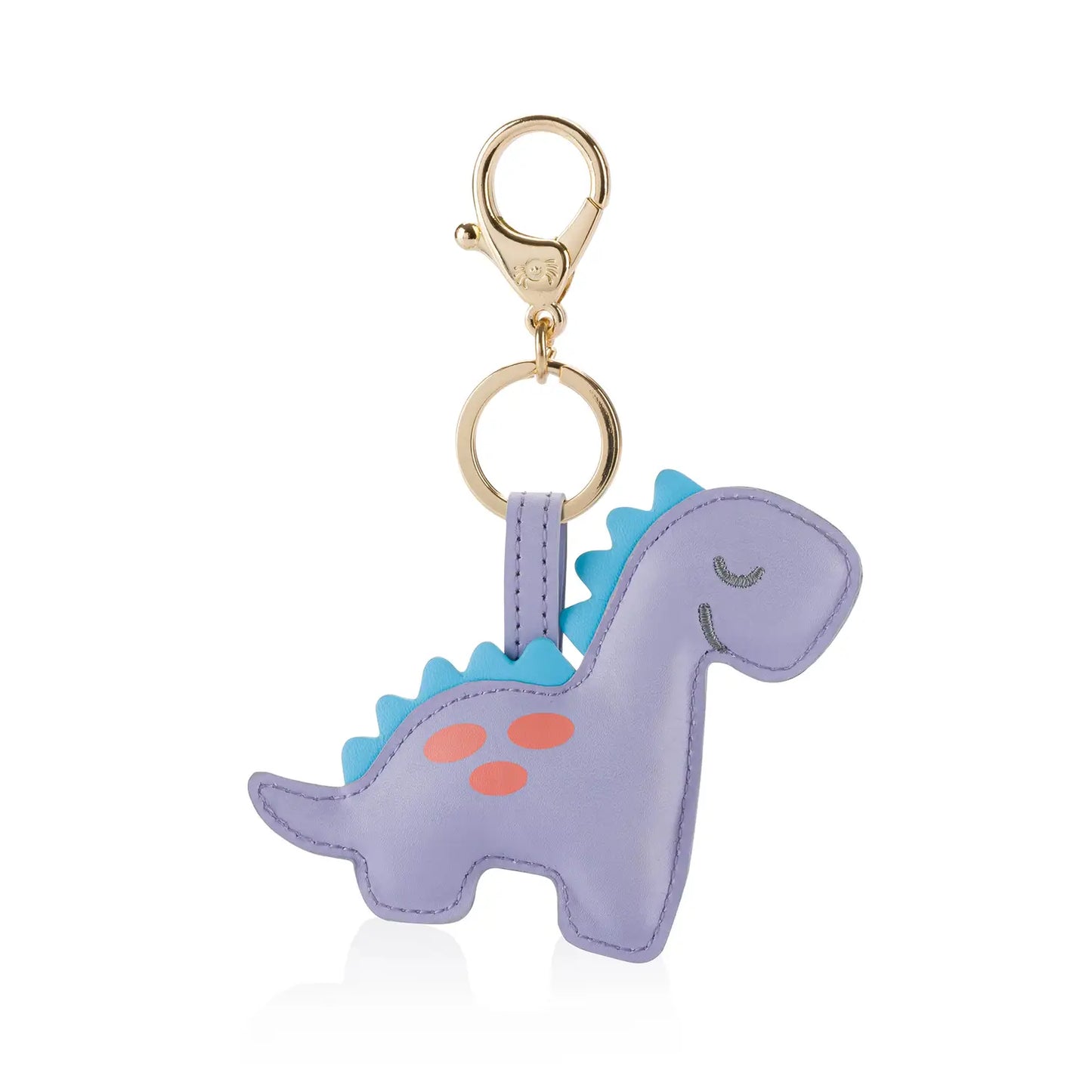 Itzy Friends Charm Keychain - Purple Dino