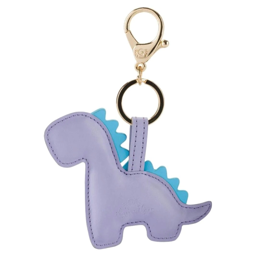 Itzy Friends Charm Keychain - Purple Dino