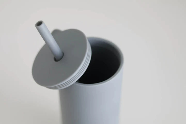 Silicone Straw Cup [28oz] - Sky