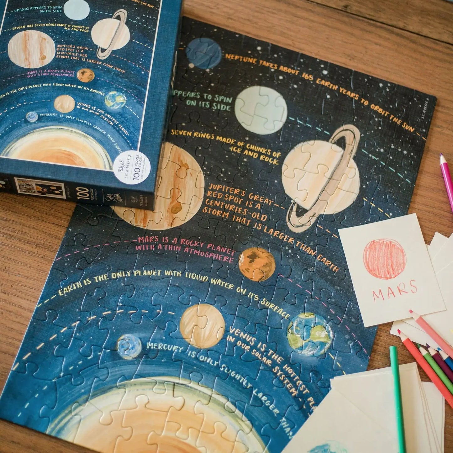 100 Piece Kids Educational Puzzle | Solar System