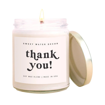 Thank You! [Ecru] Soy Candle