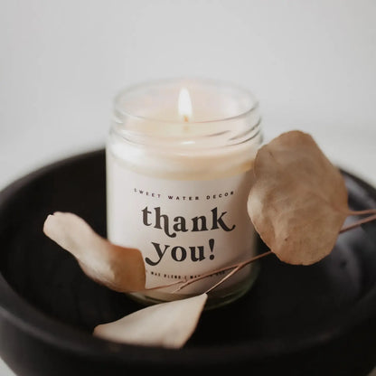 Thank You! [Ecru] Soy Candle