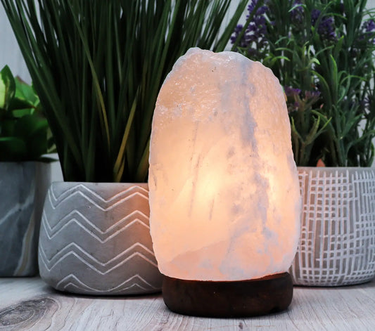 Natural White Himalayan Salt Lamp