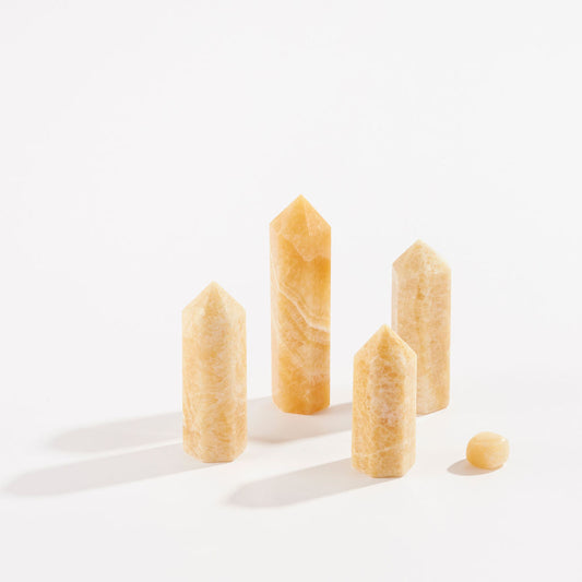 Yellow Jade Crystal Point